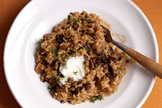 Risotto with Porcini Mushrooms and Mascarpone