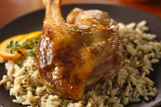 Roast Duck with Orange Sauce