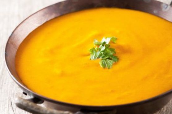 Roasted Acorn Squash & Turnip Soup