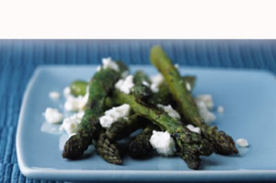 Roasted Asparagus with Feta