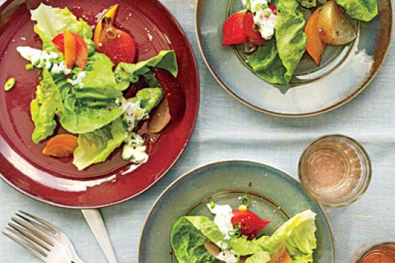 Roasted Beets with Jalapeño Cream