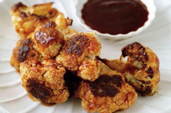 Roasted Cauliflower with Indian Barbecue Sauce