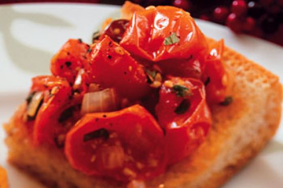 Roasted Cherry Tomato and Fresh Herb Bread