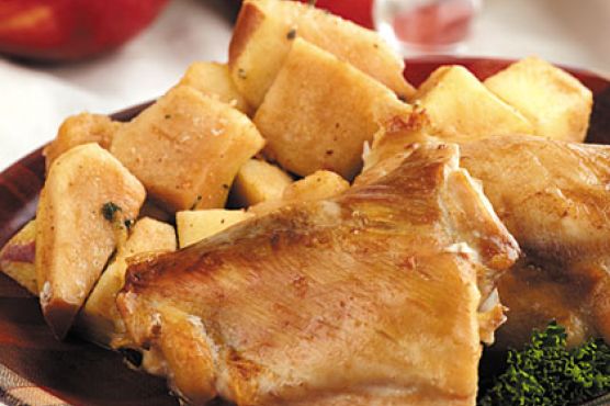 Roasted Chicken & Apples