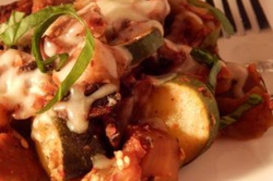 Roasted Eggplant and Mushrooms