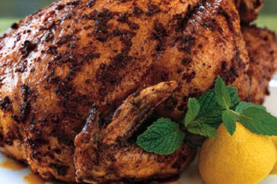 Roasted Organic Chicken with Moroccan Spices
