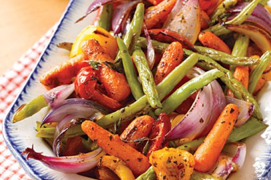 Roasted Spring Veggie Medley