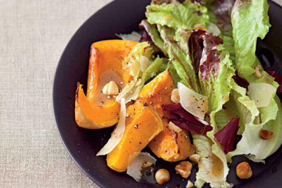 Roasted-Squash Salad with Maple Vinaigrette