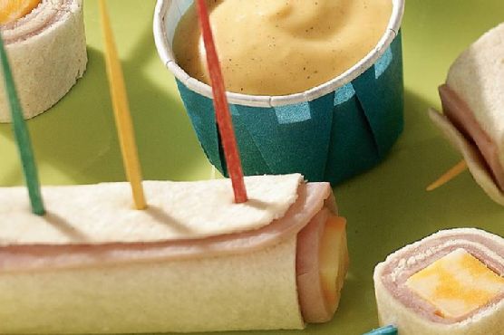 Roll-Up Ham Cheese Bites