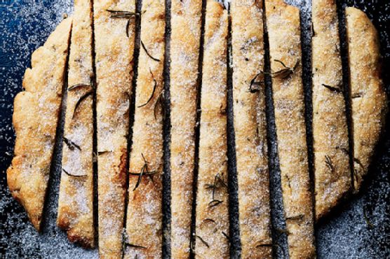 Rosemary and Toasted-Caraway Shortbread