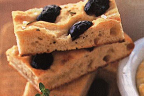 Rosemary Focaccia with Olives