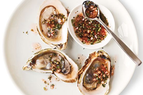 Rosemary-Green Peppercorn Mignonette