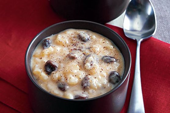 Rum-Raisin Arborio Pudding