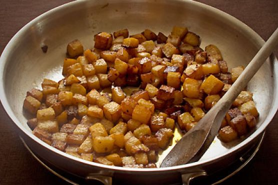 Rutabaga Homefries with Chilies, Mint & Maple