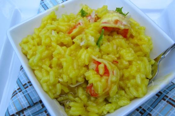 Saffron and Shrimp Risotto