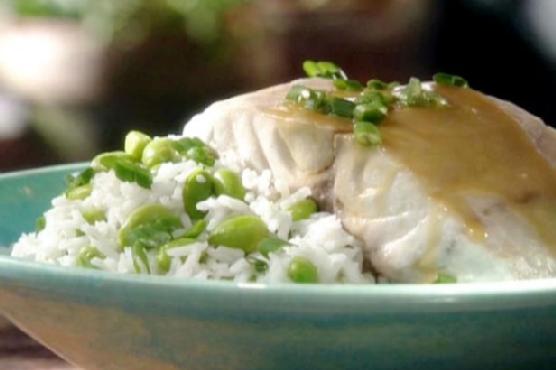Sake Steamed Bass