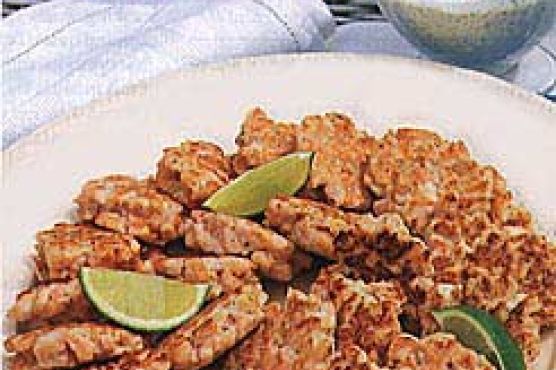 Salmon Cakes with Tarragon-Chive Dipping Sauce