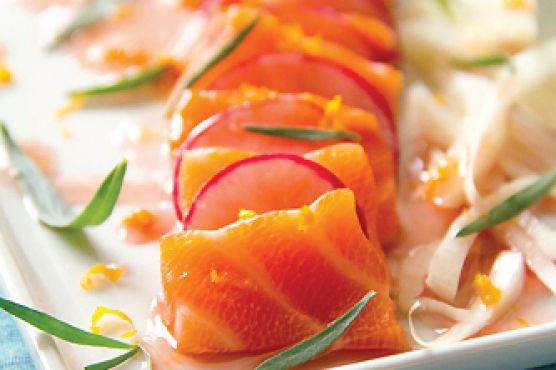 Salmon Crudo. Blah blah blah…