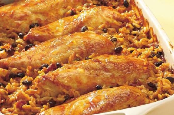 Salsa Chicken and Rice Casserole