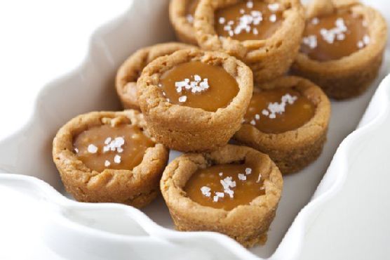 Salted Caramel Cookie Cups