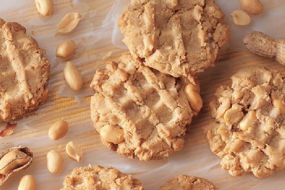 Salted Peanut Cookies