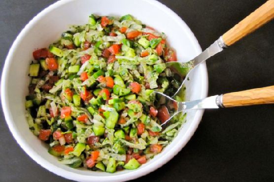 Sandra's Mexican Israeli Salad