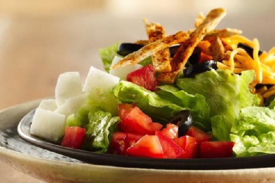 Santa Fe Salad with Tortilla Straws