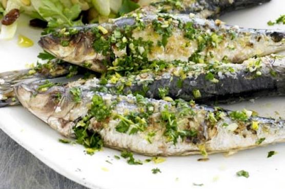 Sardines with Sicilian fennel salad