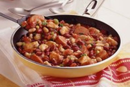 Sausage and Bean Skillet Stew