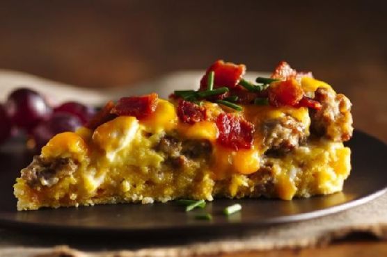 Sausage-Bacon 'n Cheese Breakfast Torte