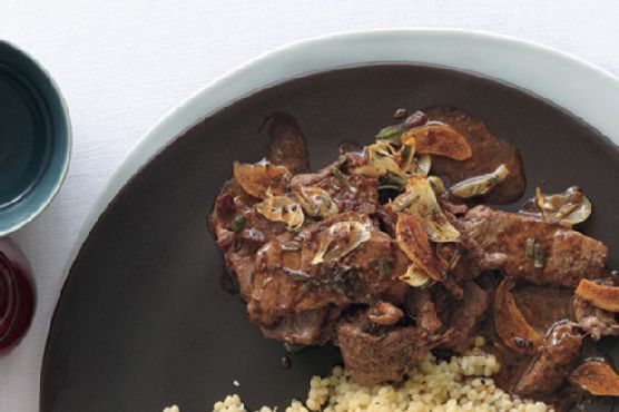 Sautéed Beef with White Wine and Rosemary