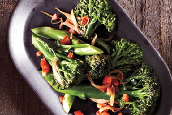 Sautéed Broccolini with Tomatoes