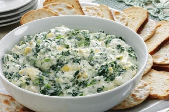 Savory Artichoke & Spinach Dip