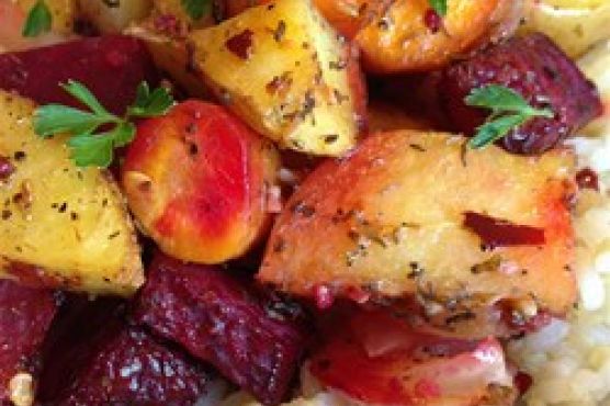 Savory Roasted Root Vegetables