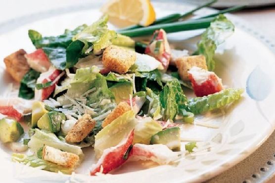 Seafood Caesar Salad