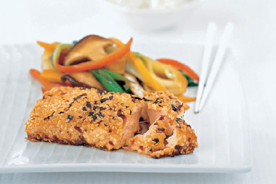 Sesame-Crusted Salmon