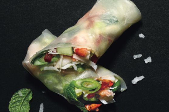 Shrimp and Coconut Rolls