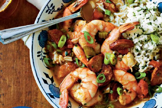 Shrimp-and-Sausage Gumbo