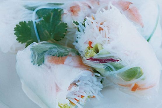 Shrimp-and-Vegetable Summer Rolls
