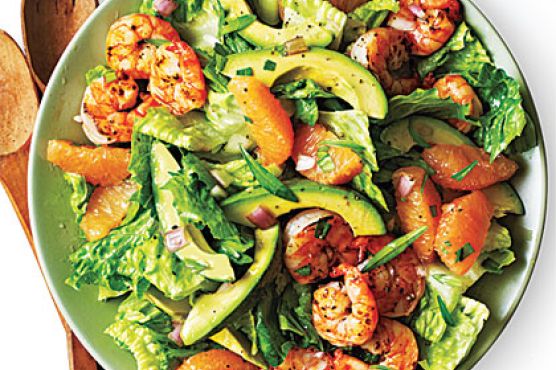 Shrimp, Avocado, and Grapefruit Salad