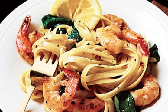 Shrimp Florentine Pasta