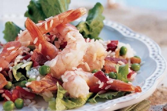 Shrimp Paella Salad
