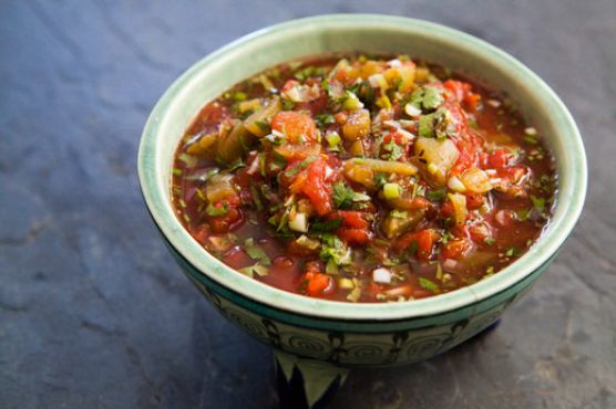 Simple Green Chile Tomato Salsa