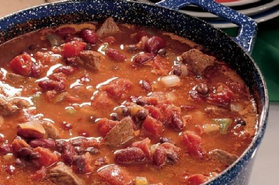 Sirloin Three-Bean Chili