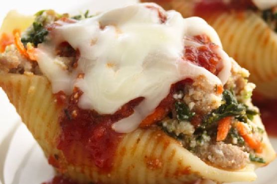 Skinny Sausage-Stuffed Shells