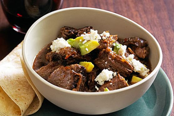 Slow-Braised Red Chile Beef