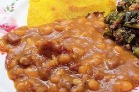 Slow Cooked Baked Beans