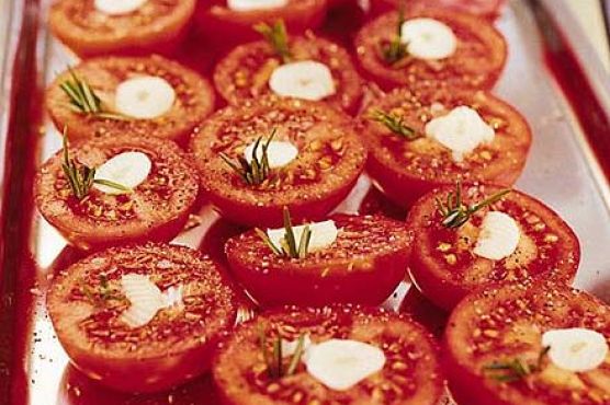 Slow-cooked tomatoes
