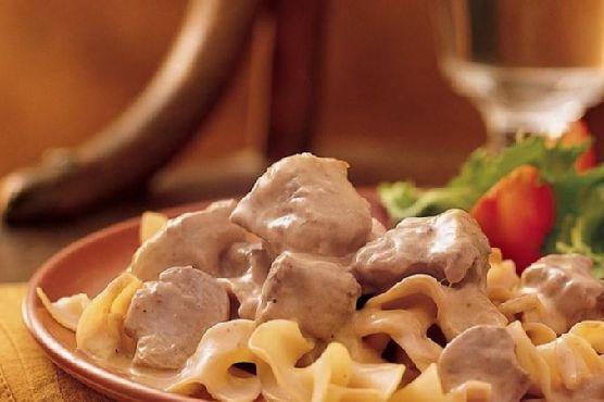 Slow-Cooker Beef Stroganoff (Cooking for 2)