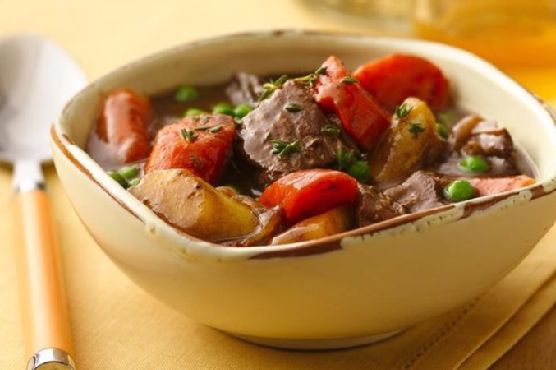 Slow-Cooker Caramelized Onion Beef Stew